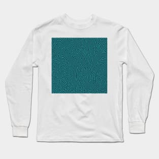 Liquid Turing Pattern (Green) Long Sleeve T-Shirt